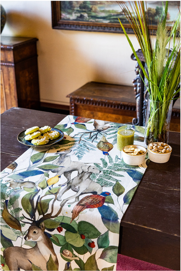 Runner in Lino Caccia -50x150- THE NAPKING