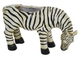 Porta Vaso Zebra in Resina 56cm - Complemento d'Arredo Living