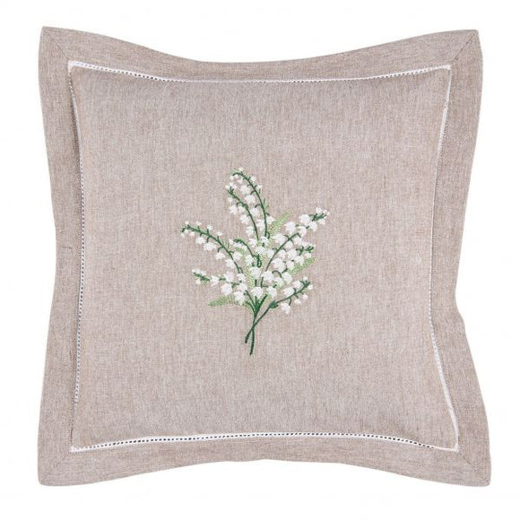 Cuscino Mughetto Beige 40x40 - Cotone CLAYRE & EEF