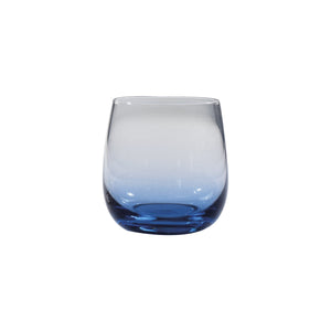 Set 6 Bicchieri Cristallo Fondo Blu 24cm - Preziosa Luxury