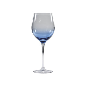 Set 6 Calici Fondo Blu 24cm - Bicchieri Cristallo Preziosa Luxury