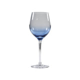 Set 6 Calici Fondo Blu 24cm - Bicchieri Cristallo Preziosa Luxury
